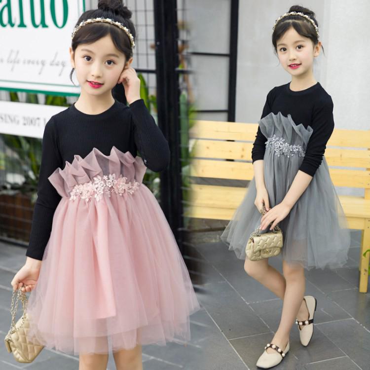 Đầm xòe phong cách thời trang dễ thương dành cho bé gái