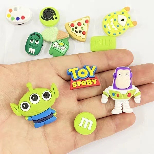 [Hàng sẵn] Bộ 12 sticker Vũ Trụ sticker gắn cross-Dép sục