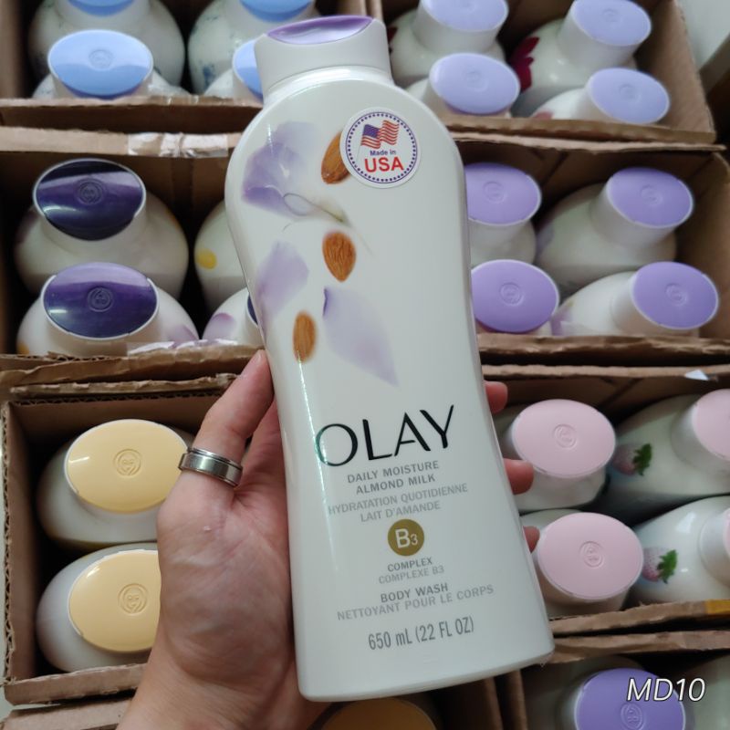 Sữa tắm chống lão hoá, tẩy tế bào chết, làm mịn da Olay USA