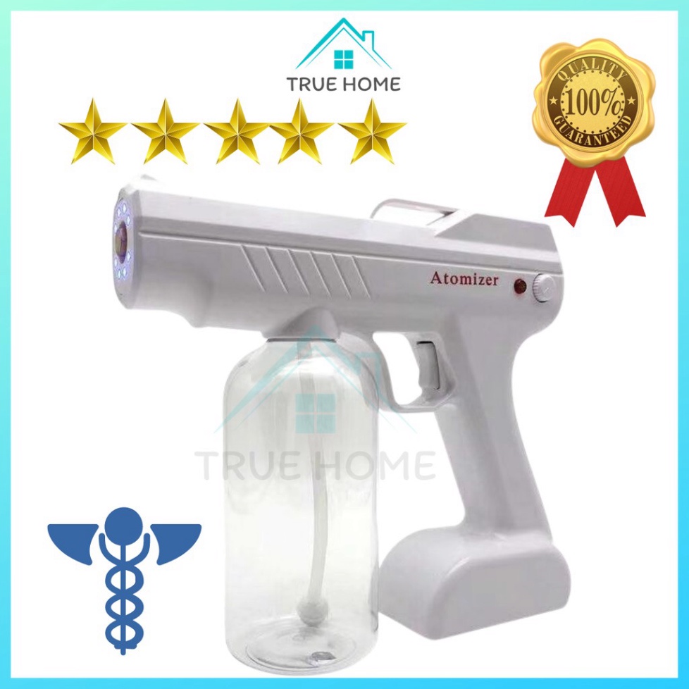 Súng Phun Khử Khuẩn Xịt Khử Trùng Nano Atomizer Hàng Chuẩn Có Tem Xanh Lõi Đồng