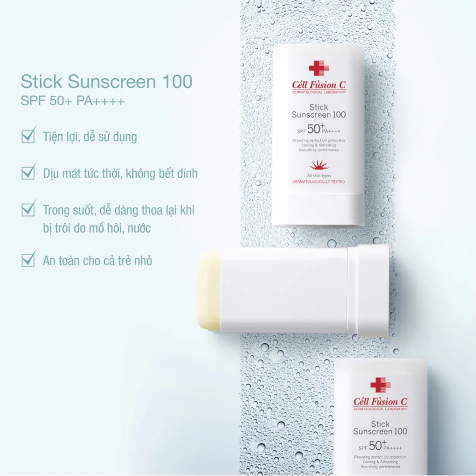 Sáp Chống Nắng Cell Fusion C Dạng Thỏi Cho Mọi Loại Da Stick Sunscreen 100 SPF 50+/PA++++ 19g