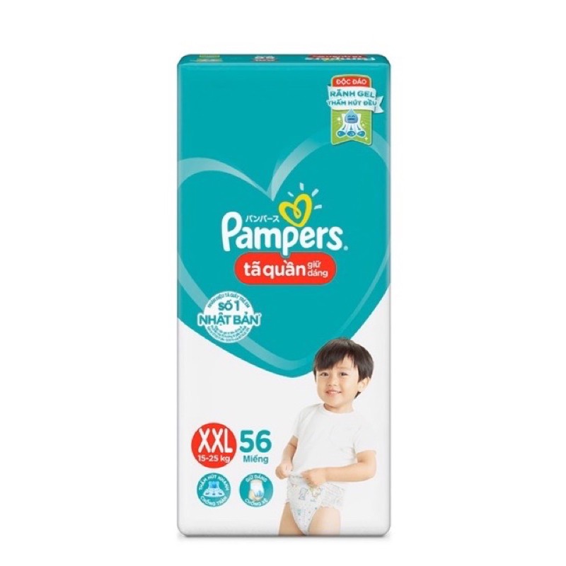 Bỉm quần Pamper M74/ L62/ XL62/ XXL56