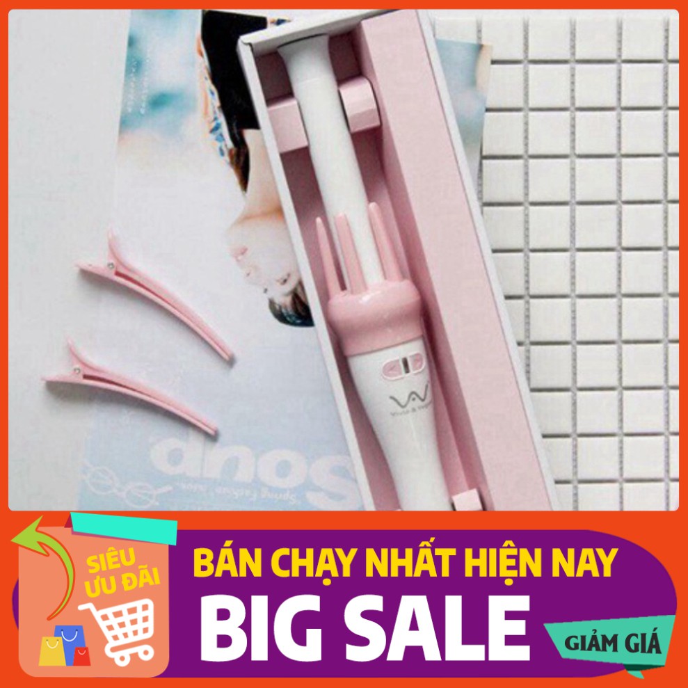 [FREE SHIP] [ BẢO HÀNH 12 THÁNG ] MÁY LÀM TÓC UỐN XOĂN XOAY TỰ ĐỘNG 360 VIVID & VOGUE HÀN QUỐC, TẶNG KÈM PHỤ KIỆN TẠO KI