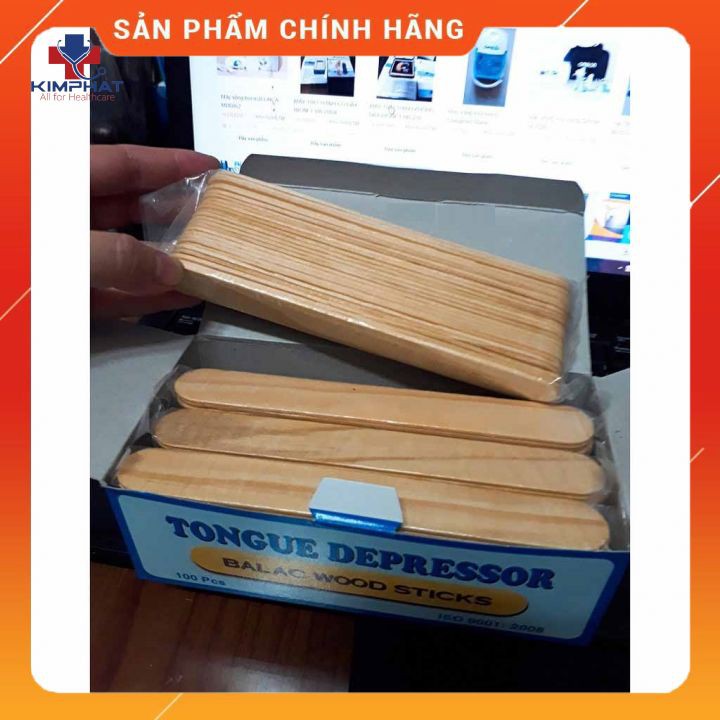 Que Đè Lưỡi Gỗ Dùng 1 Lần