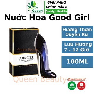 Nước hoa nữ thơm lâu Good Girl by Carolina Herrera Cao cấp thơm lâu quyễn rũ hương dịu nhẹ bỏ túi mini Queen Beauty
