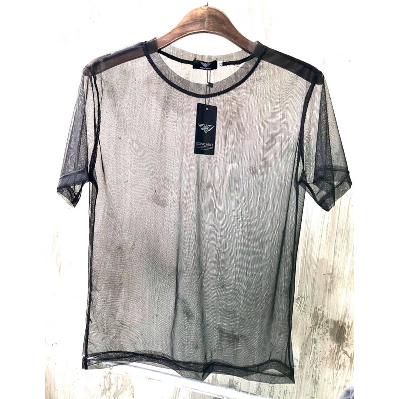 Áo thun lưới nam siêu mỏng