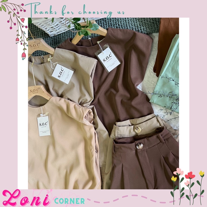 -SET ĐỒ NỮ PHỐI QUẦN SORT XẾP LY ĐƠN GIẢN SANG TRỌNG-HÀNG QUẢNG CHÂU LOẠI 1