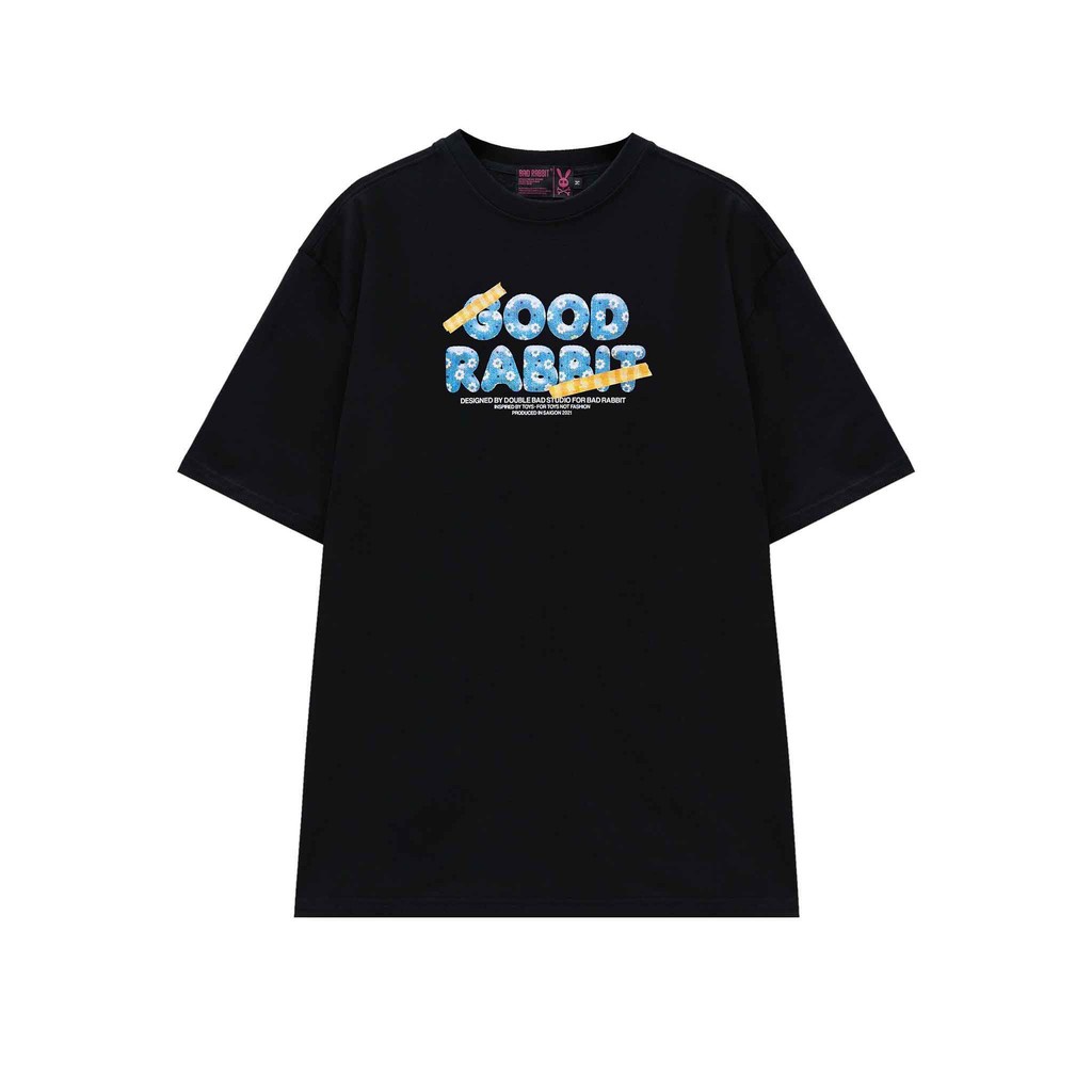 Áo thun Unisex Bad Rabbit GOOD RABBIT đen