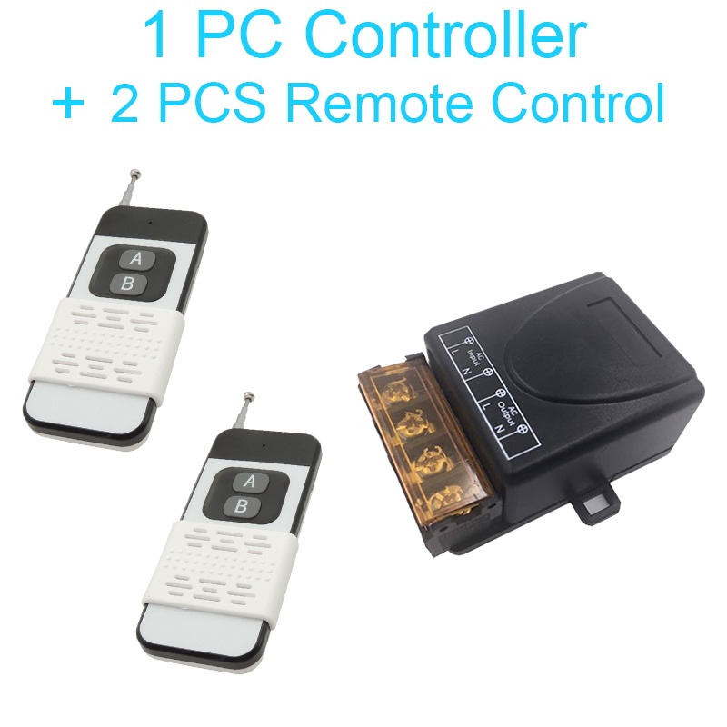 Bộ điều khiển từ xa DIESE 433MHz phạm vi 1000M AC 110V 220V 30A 1CH Rf chuyên dụng