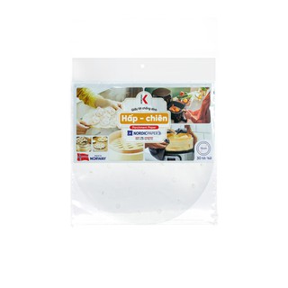 Giấy lót chống dính hấp chiên Kokusai có lỗ 12 cm (30 tờ/túi)