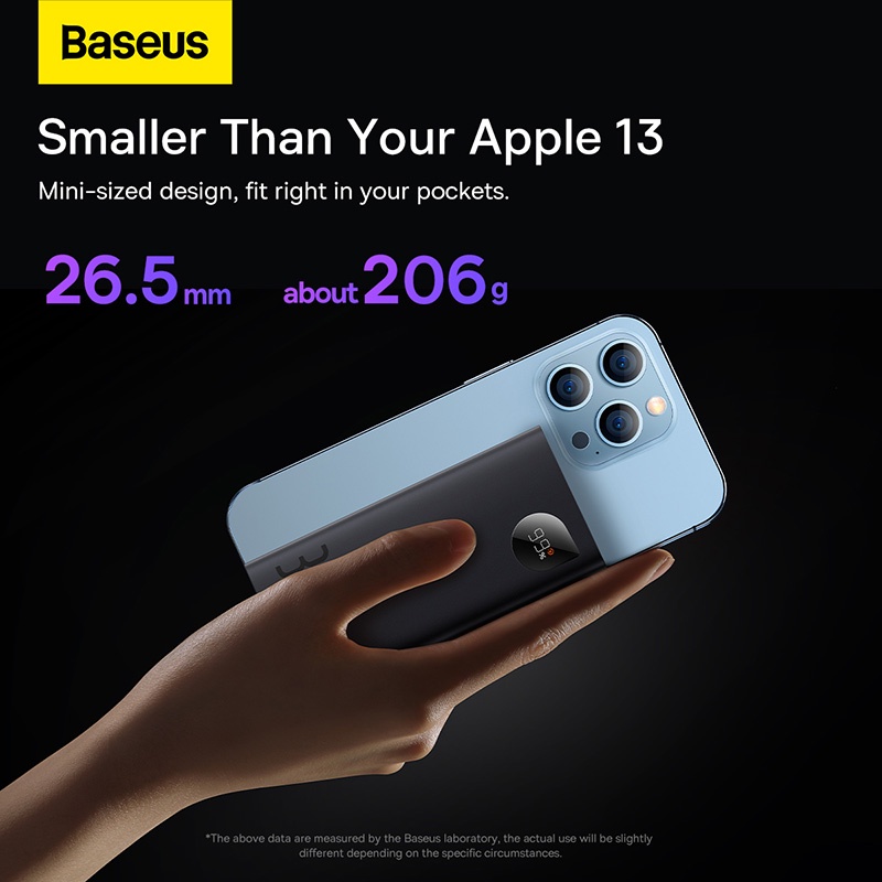 Pin Sạc Dự Phòng   Sạc Nhanh Baseus Adaman2 Digital Display Fast Charge Power Bank 10000mAh 30W