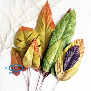 Lá khô trang trí nhà cửa, chụp ảnh, decor cửa hàng