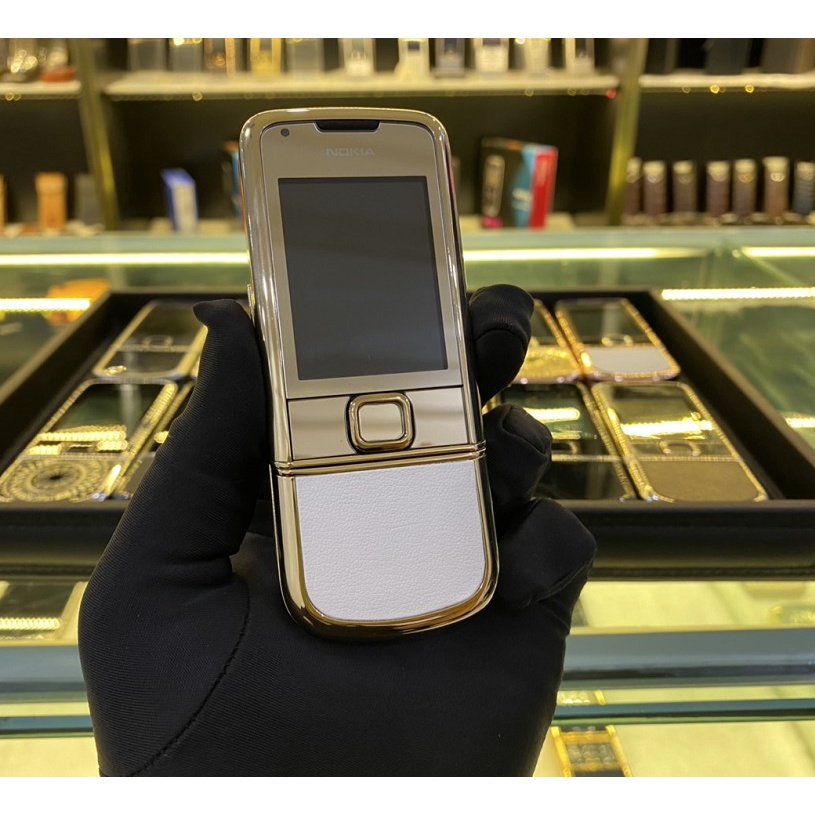 Nokia 8800 A Gold Da Trắng - Bản Rẻ - BH 12 Tháng