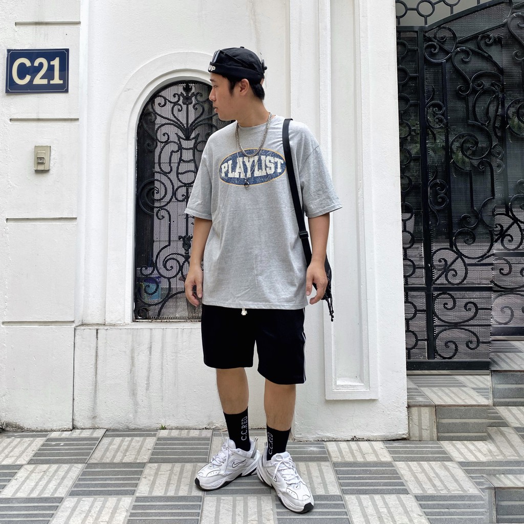 [Ảnh thật] Áo thun PLAYLIST cotton dáng rộng 137 | BigBuy360 - bigbuy360.vn