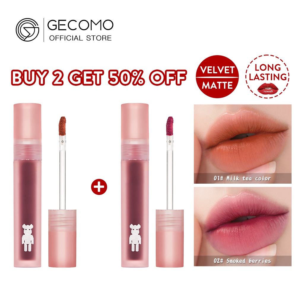 Son môi GECOMO dạng lỏng dưỡng ẩm lâu trôi | BigBuy360 - bigbuy360.vn