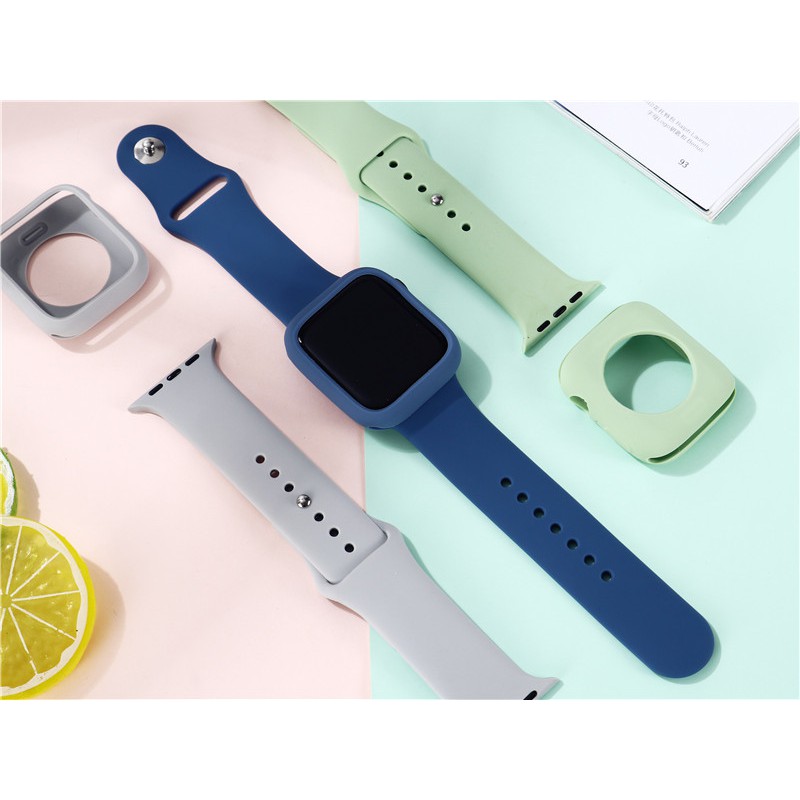 Bộ Dây Đeo Thay Thế Cho Đồng Hồ Thông Minh Apple Watch 40mm 44mm Iwatch5 / 6 / Se 12/3/4/5Bộ dây đeo đồng hồ Apple + hộp tích hợp 38mm 42mm