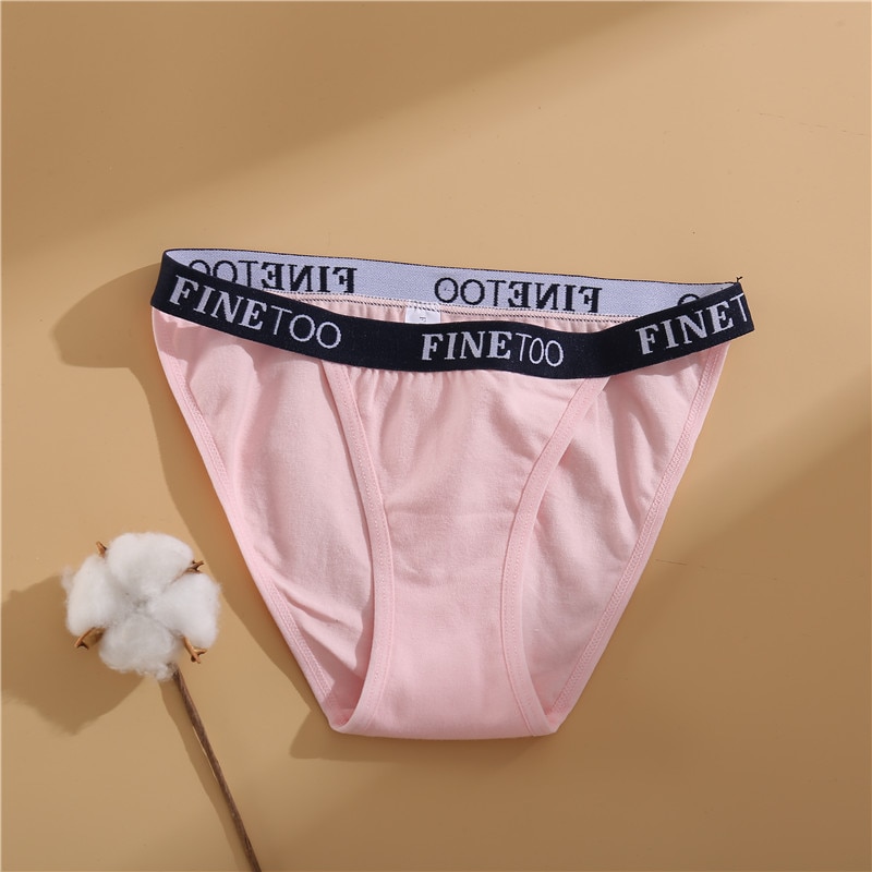 1/ 2 Quần lót FINETOO vải cotton co giãn quyến rũ dành cho nữ