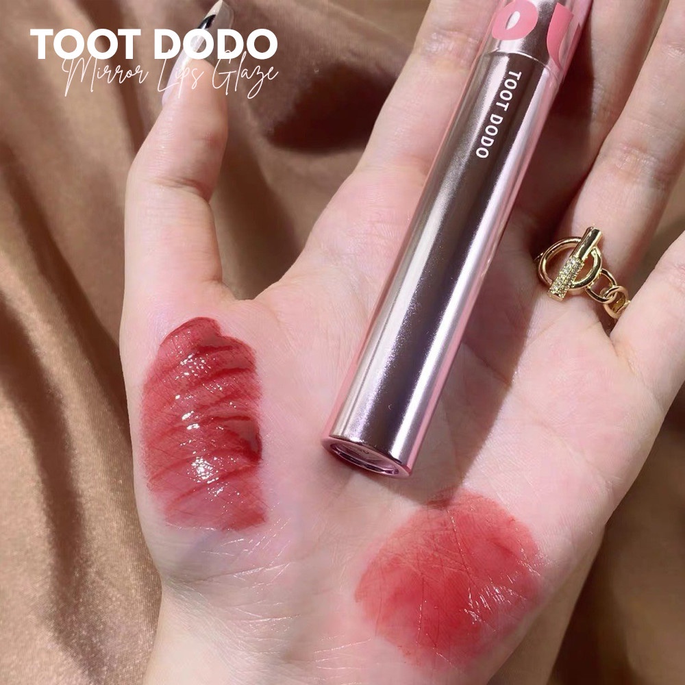 Son kem bóng lâu trôi TOOT DODO Mirror Lip Glaze căng bóng mịn môi (6 Màu)