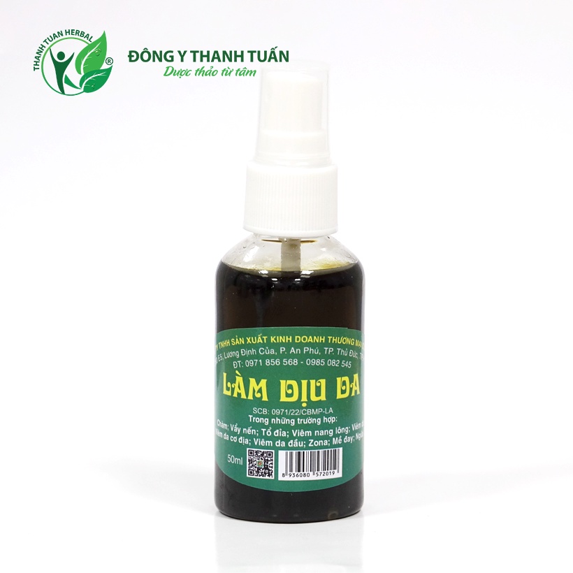 Xịt Làm Dịu Da Công Đức - Chuyên cho da khô Ngứa Chàm, Eczema, Vẩy Nến, Viêm Da Cơ Địa