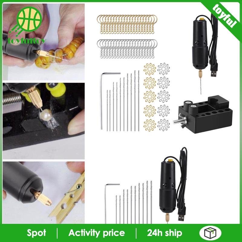Máy Khoan Điện Mini Cầm Tay Dùng Làm Đồ Thủ Công Resin Epoxy