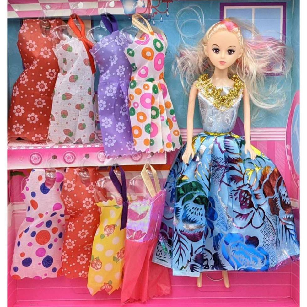 [Khai trương giảm giá] Bộ đồ chơi thay váy cho búp bê thời trang Moving
