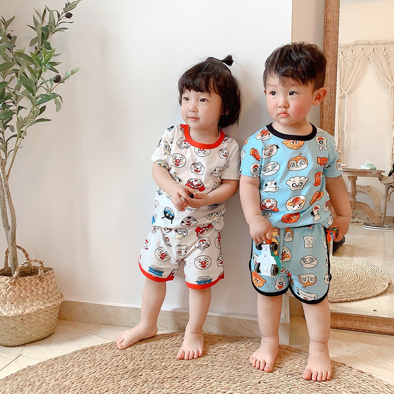 Bộ Cộc Cotton Cho Bé Sợi Tre Thoáng Khí Cao Cấp