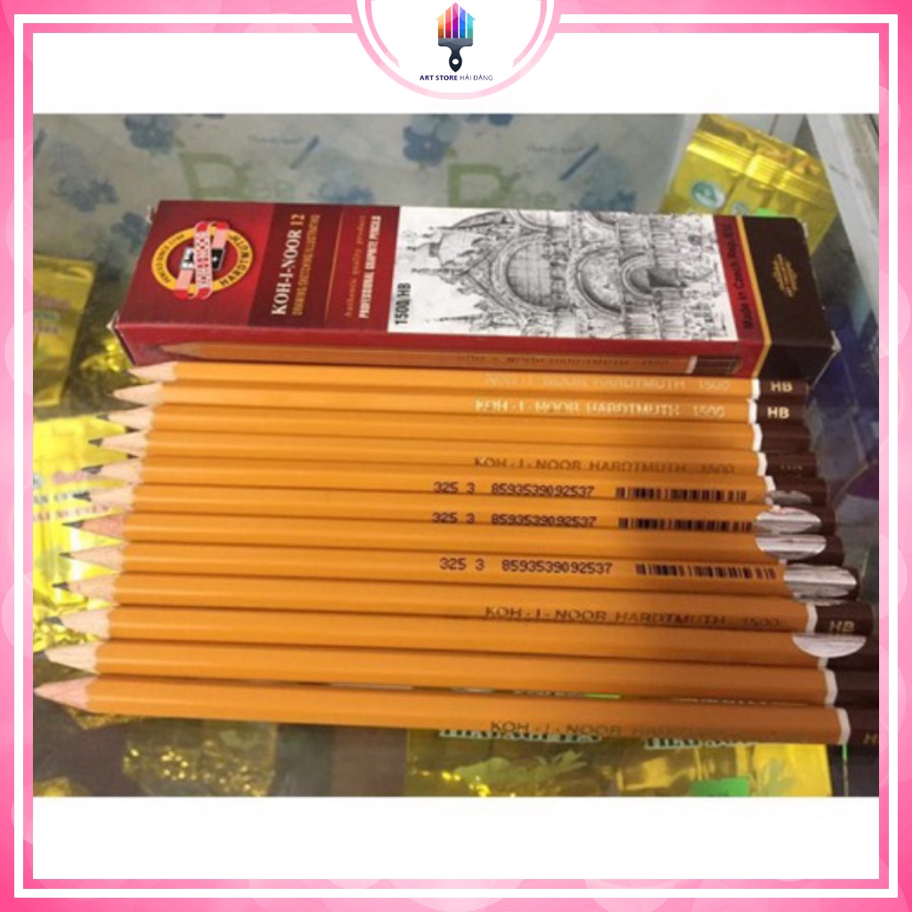 Bút chì Tiệp KOH-I-NOOR 1500/HB 12 chiếc