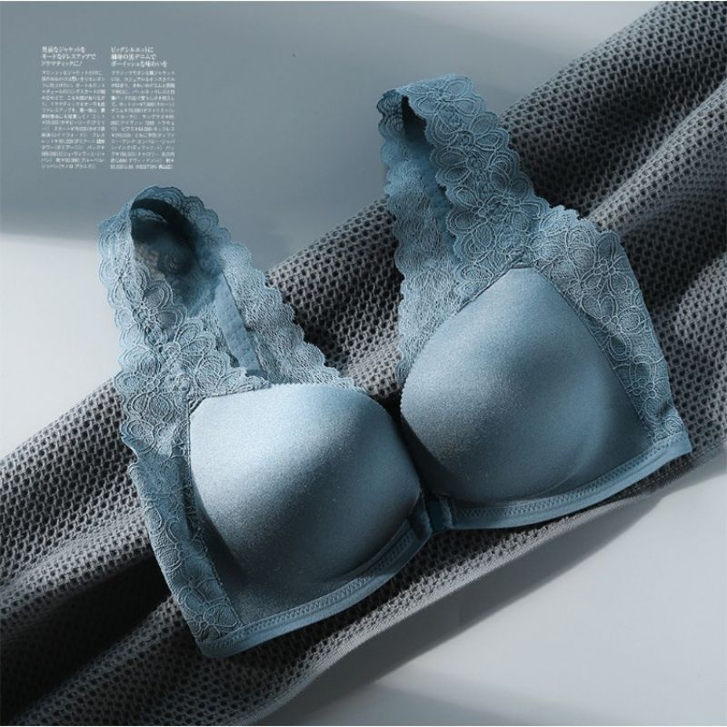 Siêu phẩm áo lót gài trước ko gọng bản lưng to gen mỡ siêu phẳng