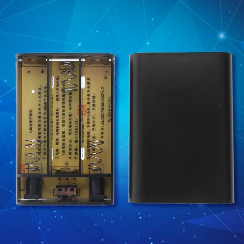 Vỏ sạc dự phòng DIY 3 pin 18650 12V dành cho bộ phát wifi đèn led