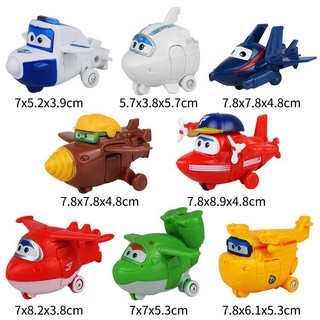 Bộ máy bay siêu đẳng trang trí bánh kem (bộ 8 cái)