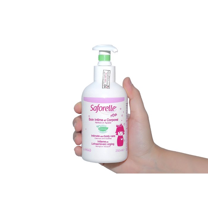 Saforelle Miss Dung Dịch Vệ Sinh Cho Bé Gái 250ml