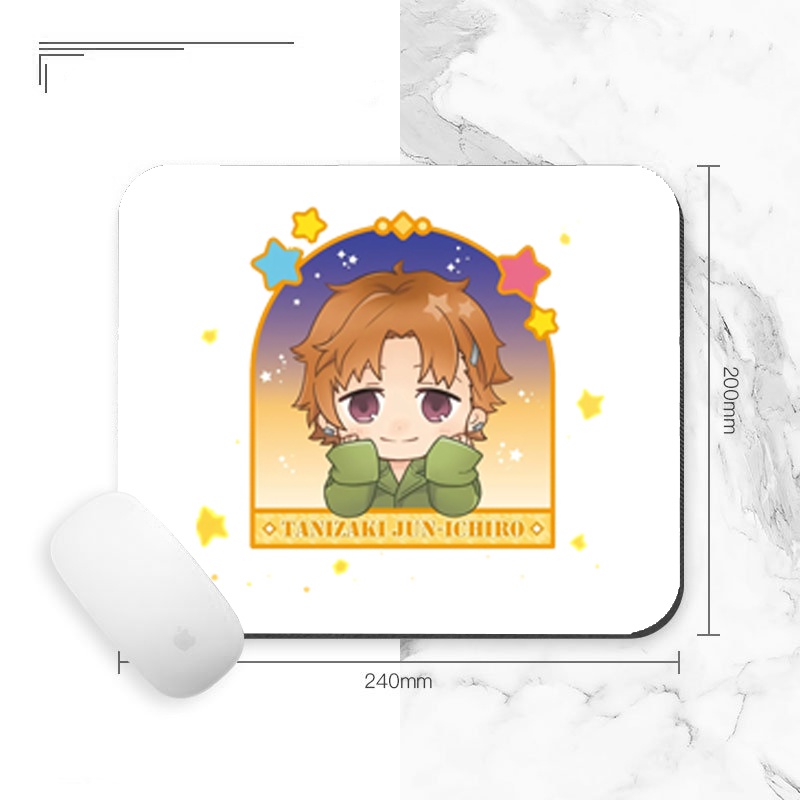 Miếng di chuột in hình anime chibi BUNGOU STRAY DOGS miếng kê chuột miếng lót chuột