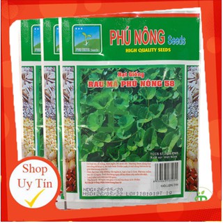 [ẢNH THẬT+ HÀNG SẴN]HẠT GIỐNG RAU MÁ PHÚ NÔNG 58