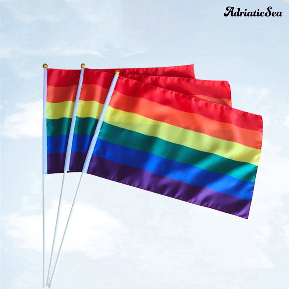 Lá cờ LGBT màu cầu vồng 60x90cm chất lượng cao