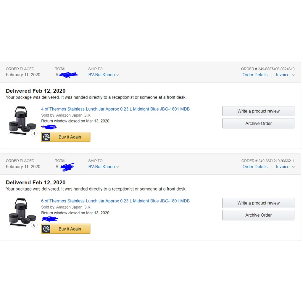 Hộp cơm giữ nhiệt Thermos nội địa chuẩn Bill Nhật | BigBuy360 - bigbuy360.vn