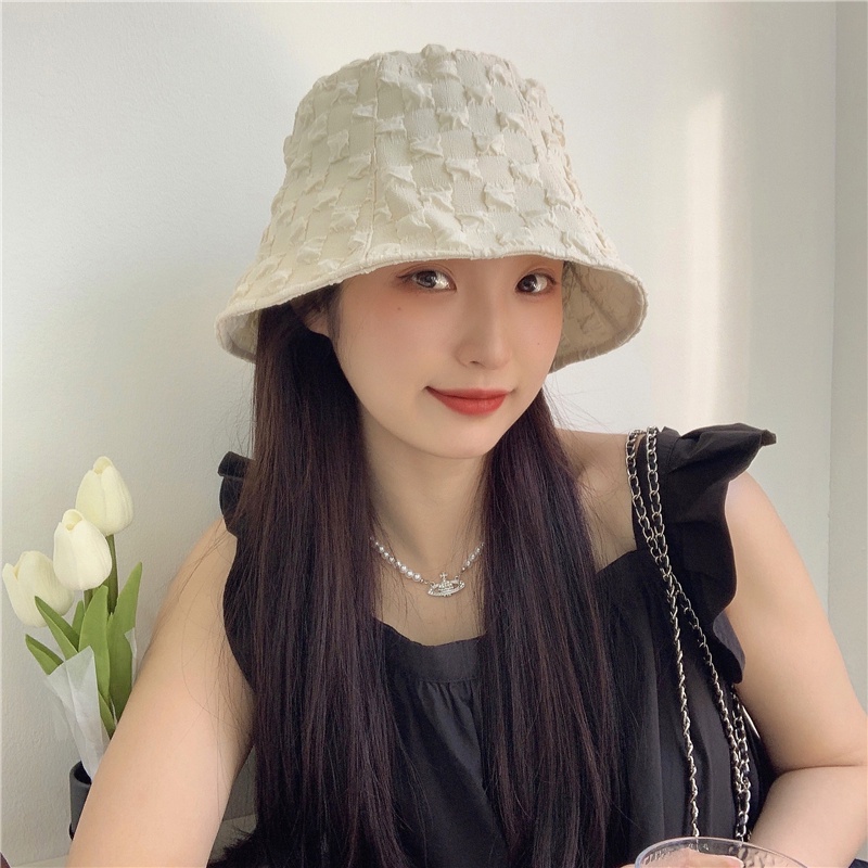 Mũ Bucket Che Nắng Mùa Hè Che Mặt Hình Quả Bong Bóng In Họa Tiết Bong Bóng Tinh Tế Phong Cách Nhật Bản Tinh Tế Cho Nữ