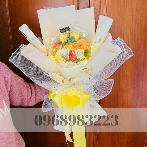 1h Giao Hàng Hà Nội Bó Hoa Bóng Meka Quà Tặng Valentine Hà Nội Hà Đông