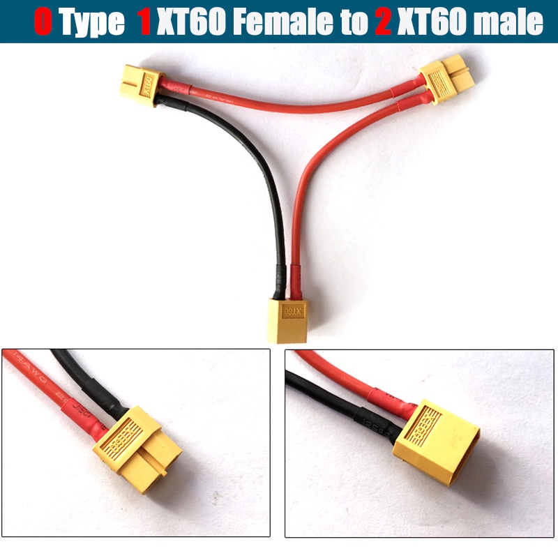 Dây Cáp Nối Song Song XT60 XT90T EC5 EC3 TRX JST Cho RC FPV