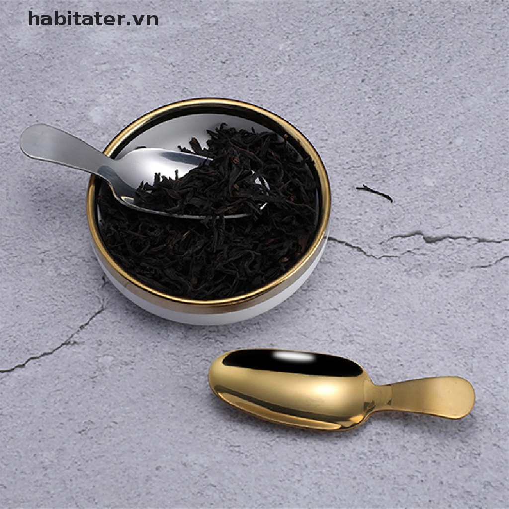 Muỗng Cà Phê Mini Tay Cầm Ngắn Bằng Inox Tiện Dụng Cho Nhà Bếp