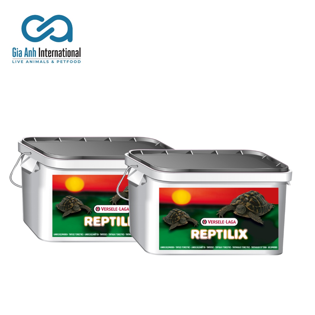 Thức Ăn Dinh Dưỡng Cho Rùa Cảnh Cạn - Versele-laga Reptilix Land Tortoises Giàu Chất Xơ Canxi Giúp Rùa Khoẻ Mạnh Hộp 1kg