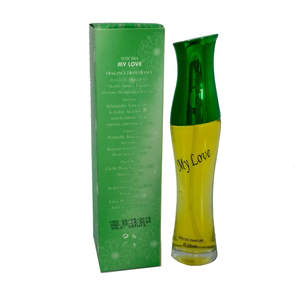 Nước hoa My Love 35ml màu xanh đọt chuối