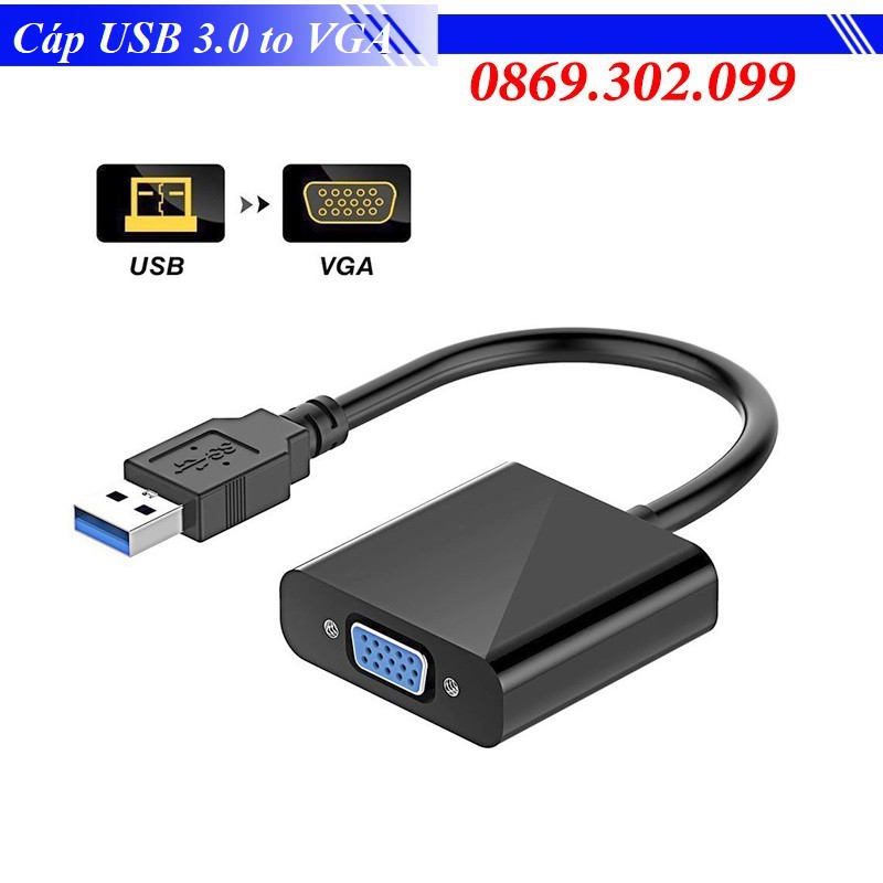 Cáp chuyển đổi USB 3.0 sang VGA