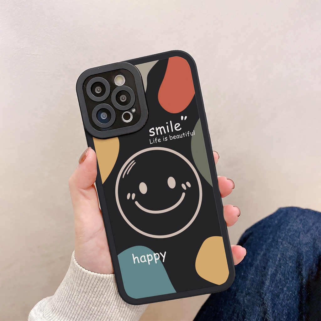 Ốp lưng iphone Color Smile cạnh vuông 6/6plus/6s/6splus/7/7plus/8/8plus/x/xs/11/12/13/14/pro/max/promax/plus/shin/case
