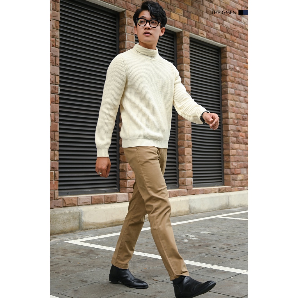 Áo len cổ lọ Cosy Sweater nam The Gmen thiết kế đơn giản, chất liệu len cao cấp