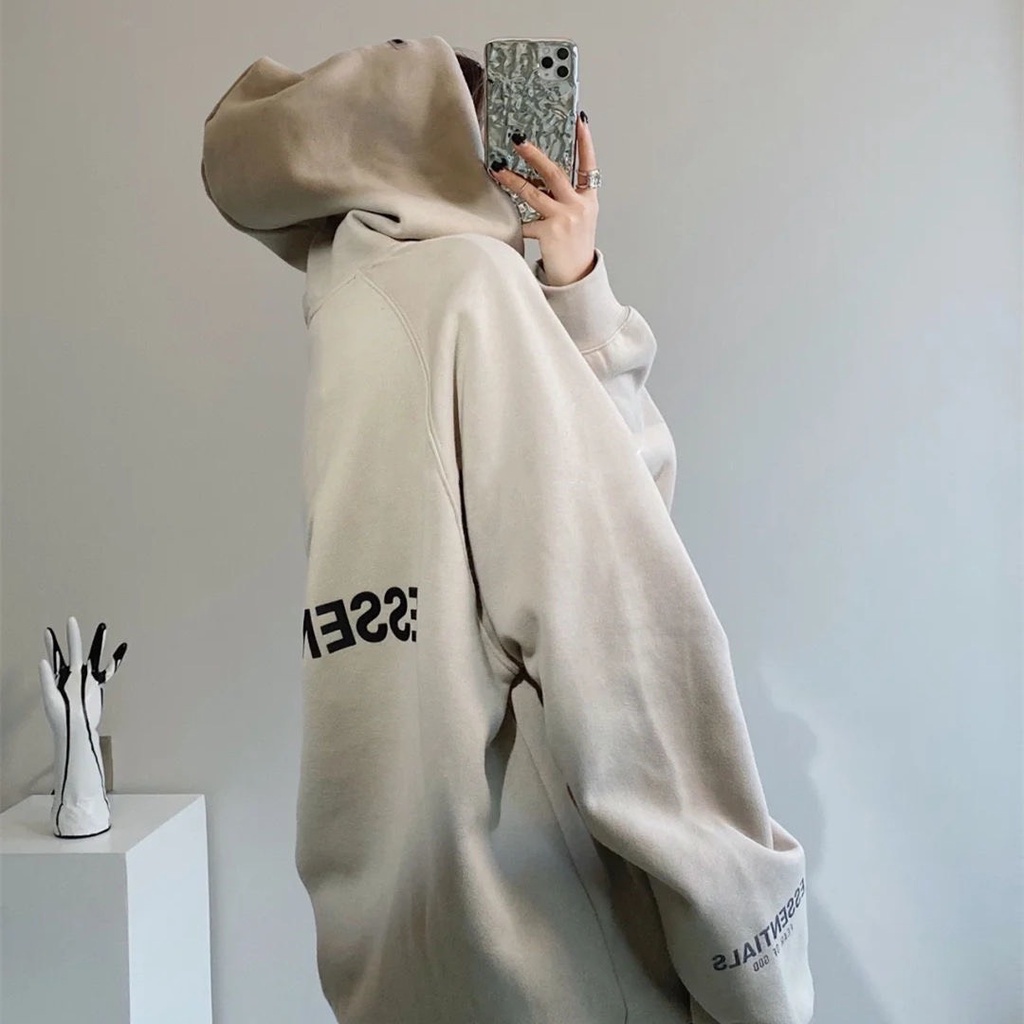 Áo khoác hoodie ESSENTIAL cực xinh lot bông dày dặn | BigBuy360 - bigbuy360.vn