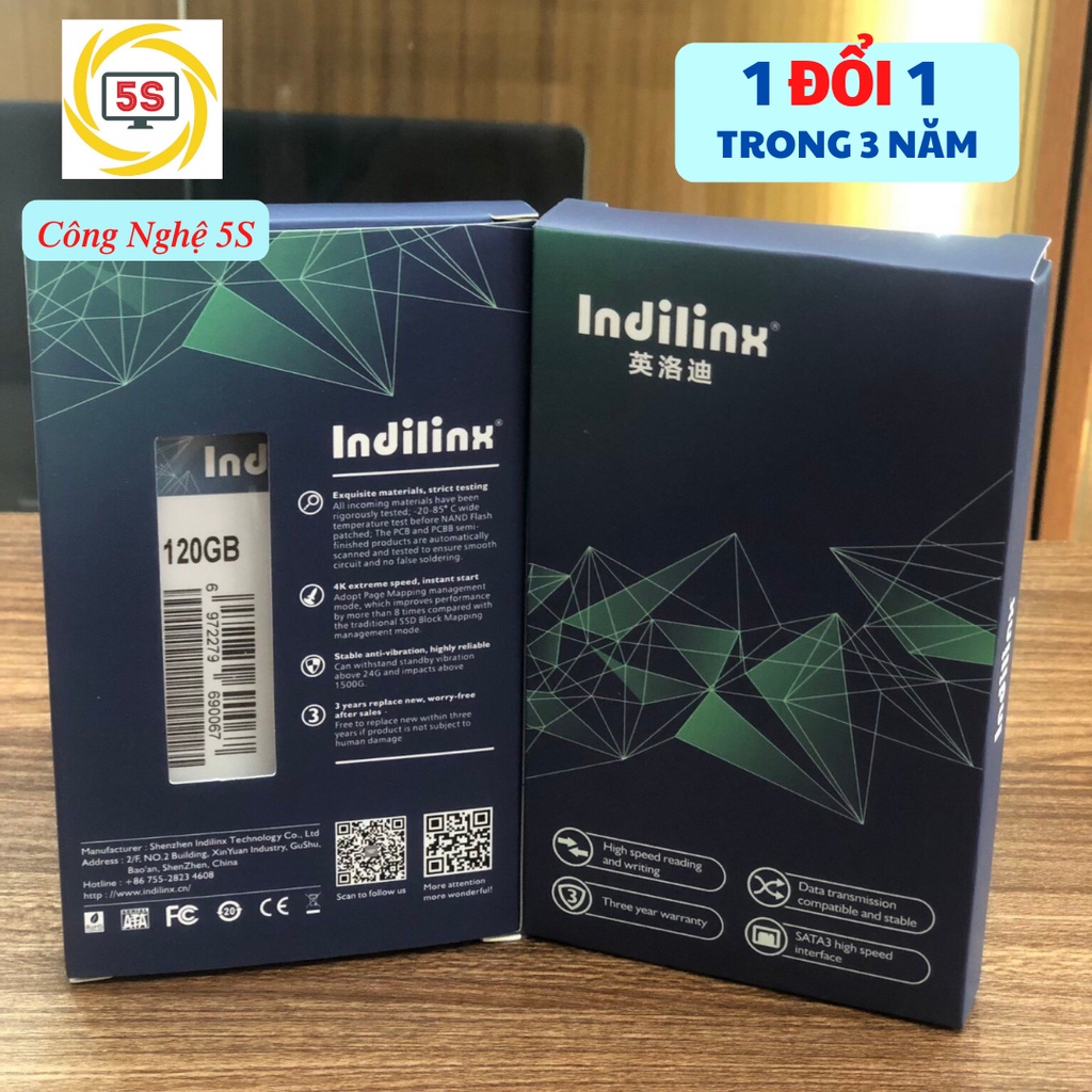 [BH 1 đổi 1] Ổ Cứng SSD Indilinx 120G/ 128G/ 240G /480G-Chính Hãng-Fullbox-BH 36 Tháng