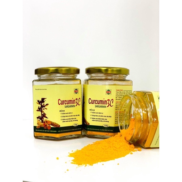 Tinh bột nghệ curcumin 3C - INPC Viện Hàn lâm Khoa học Công nghệ Việt Nam