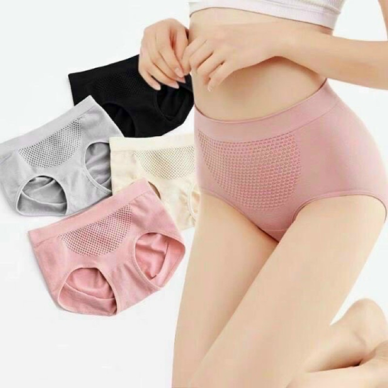 [Ở đây rẻ nhất][Chính hãng]Combo 5 Quần Lót Nữ Lưng Cao ôm bụng - nâng mông Không Đường May-Kháng Khuẩn