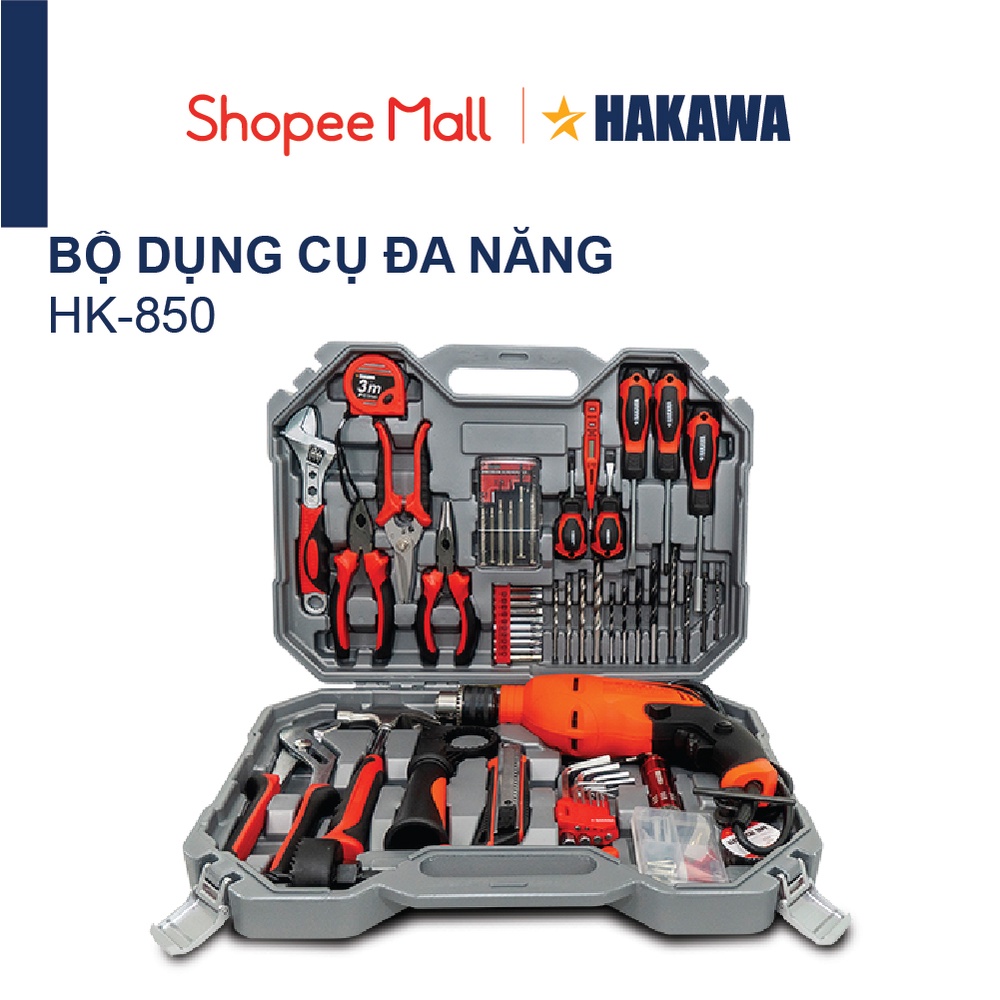 Bộ dụng cụ gia đình cao cấp HAKAWA - HK-850 - Bảo hành chính hãng 2 năm