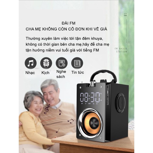 { Hàng Chính Hãng  } Loa Bluetooth 5.0 T3 Kiểu dáng mới , Pin Trâu - Bảo hành 12 tháng 1 Đổi 1